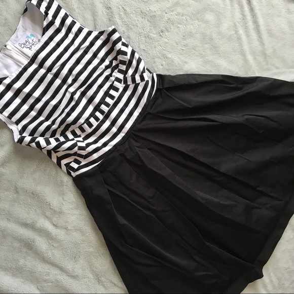 Modcloth Dresses & Skirts - Modcloth Bea & Dot Rockabilly Striped Pinup Dress